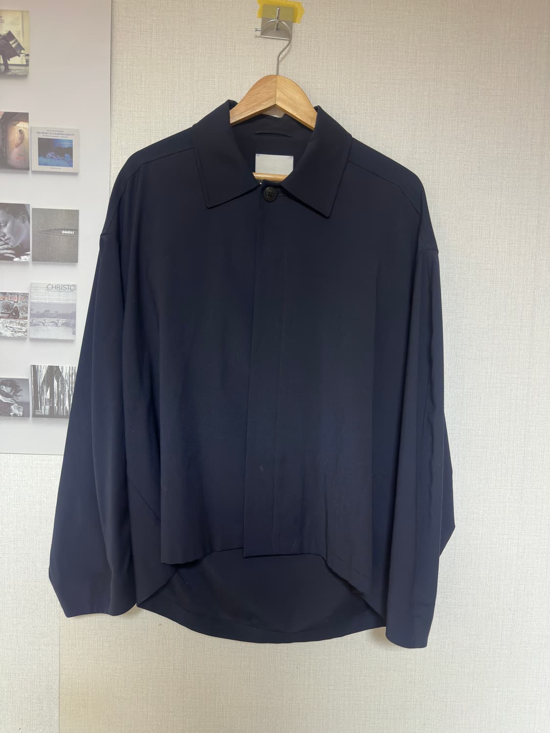 le17september homme 볼륨 셔츠자켓 네이비 46 상품이미지1