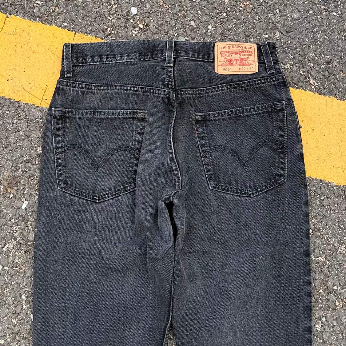 00s 빈티지 리바이스 505 블랙 흑청 상품이미지6