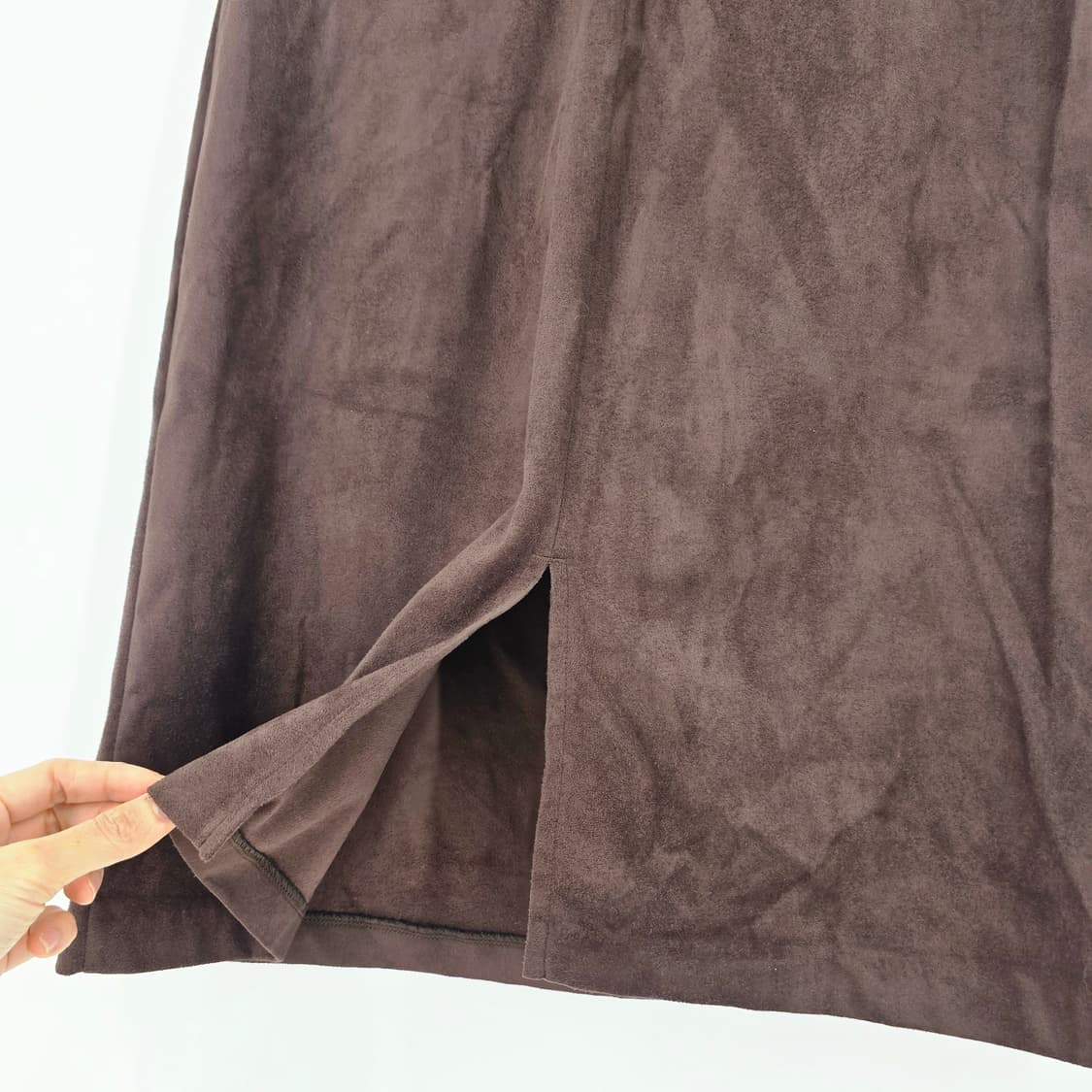 BANANA REPUBLIC 슬리브리스 스웨이드 원피스 상품이미지10