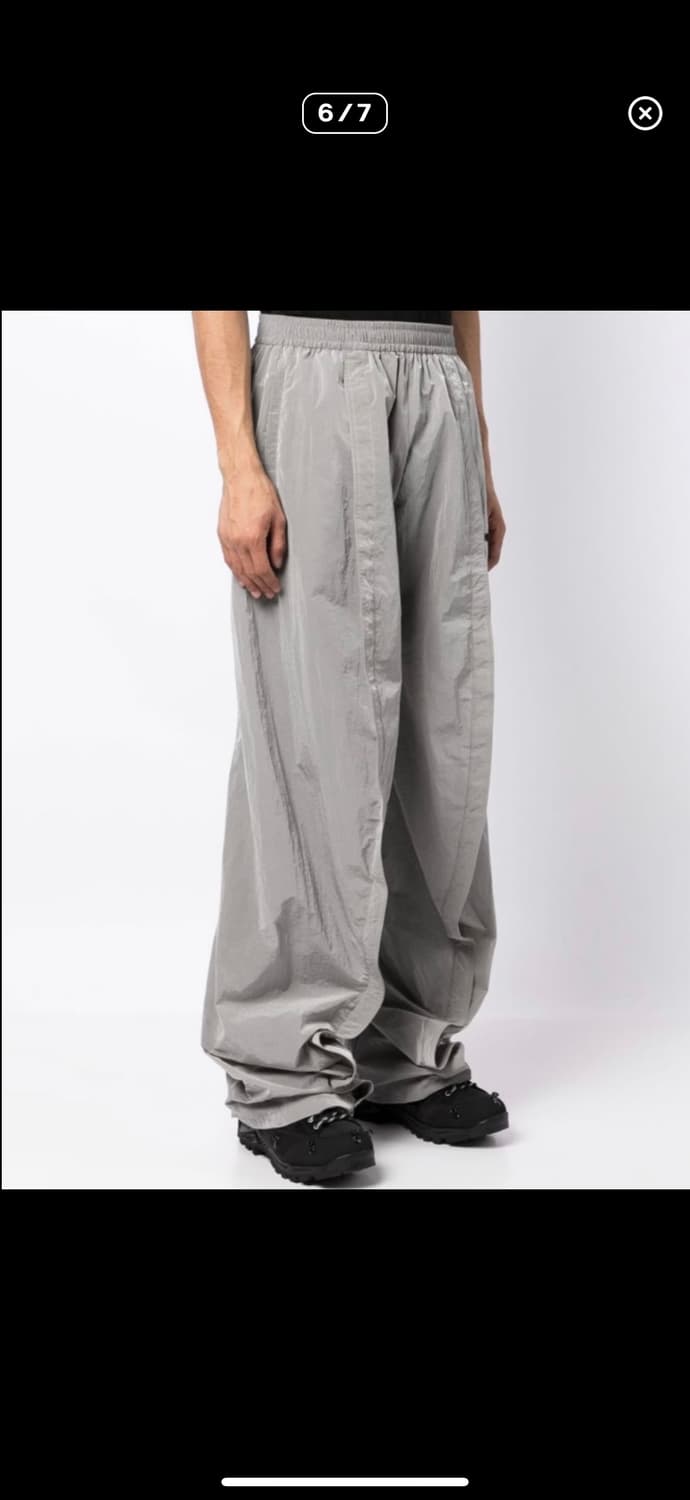 [L] 와이프로젝트 바나나 파라슈트 팬츠 실버 상품이미지5