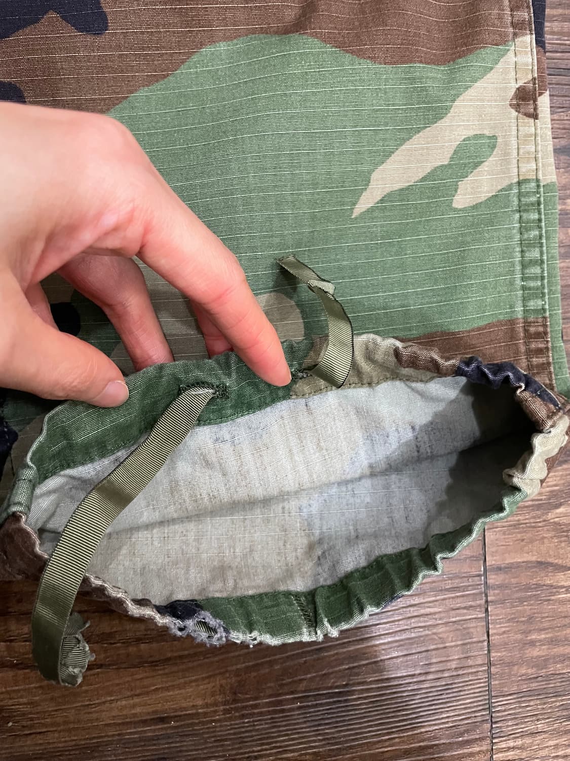 90s 미군 오리지널 우드랜드 BDU 팬츠 MS 상품이미지5