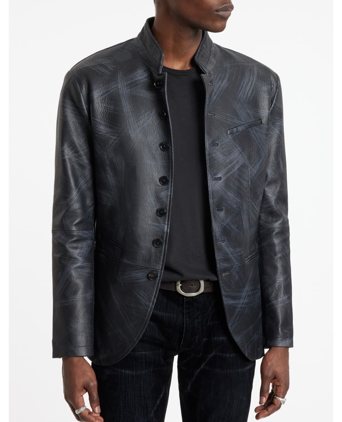 JOHN VARVATOS 존 바바토스 아티잔 무드 염소가죽 라센 레더 상품이미지2
