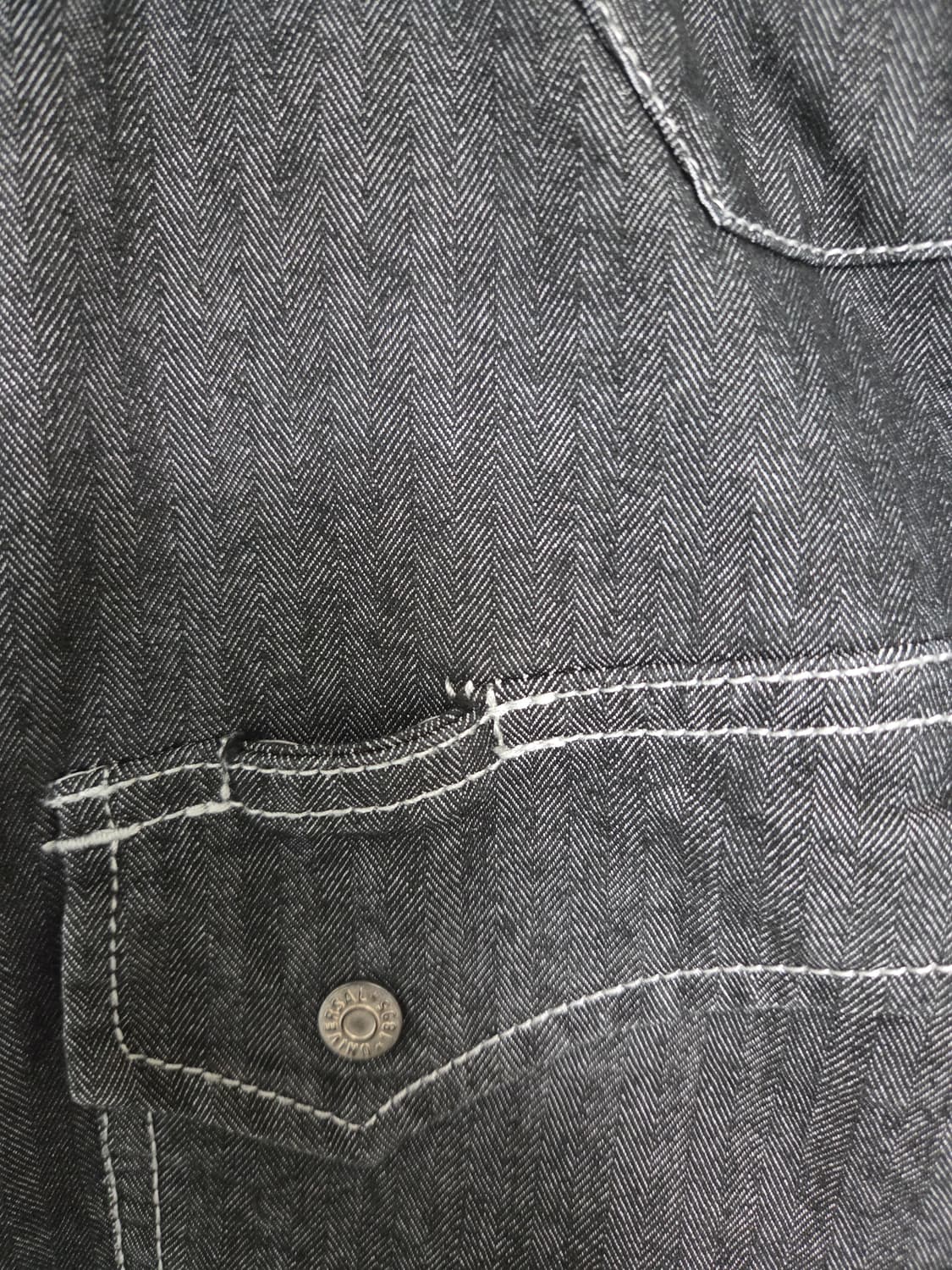 도그맨 흑청 웨스턴 셔츠 상품이미지4