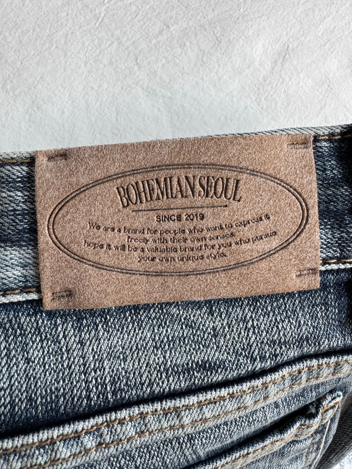 BOHEMIAN SEOUL 데님 부츠컷 상품이미지3
