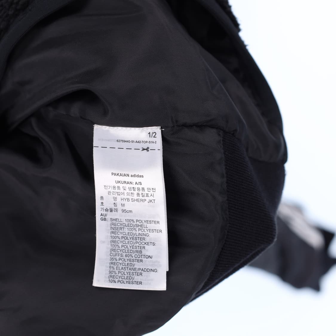 [M] 아디다스 오리지날 하이브리트 퀄팅 패딩 플리스 자켓 N6861 상품이미지5