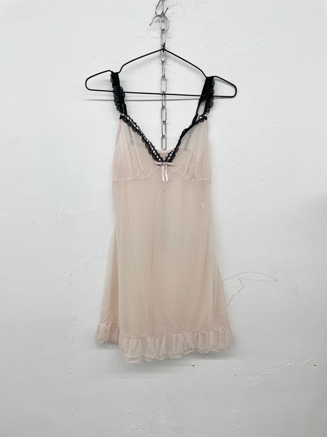 러블리 도트 레이스 슬립 상품이미지4