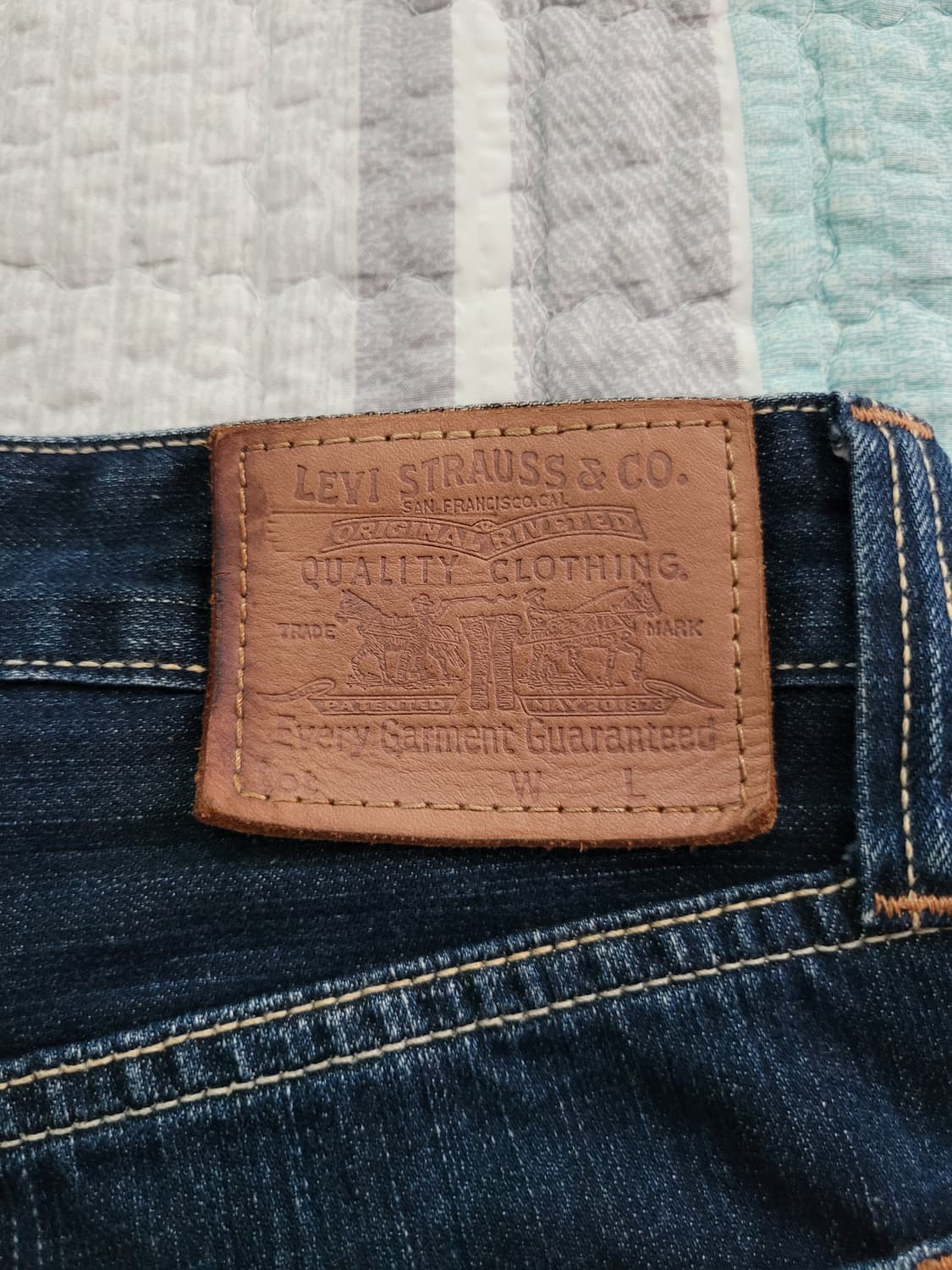 리바이스 LH 523 럭셔리헤리티지 스트레이트 진청워싱진 30사이즈 상품이미지8