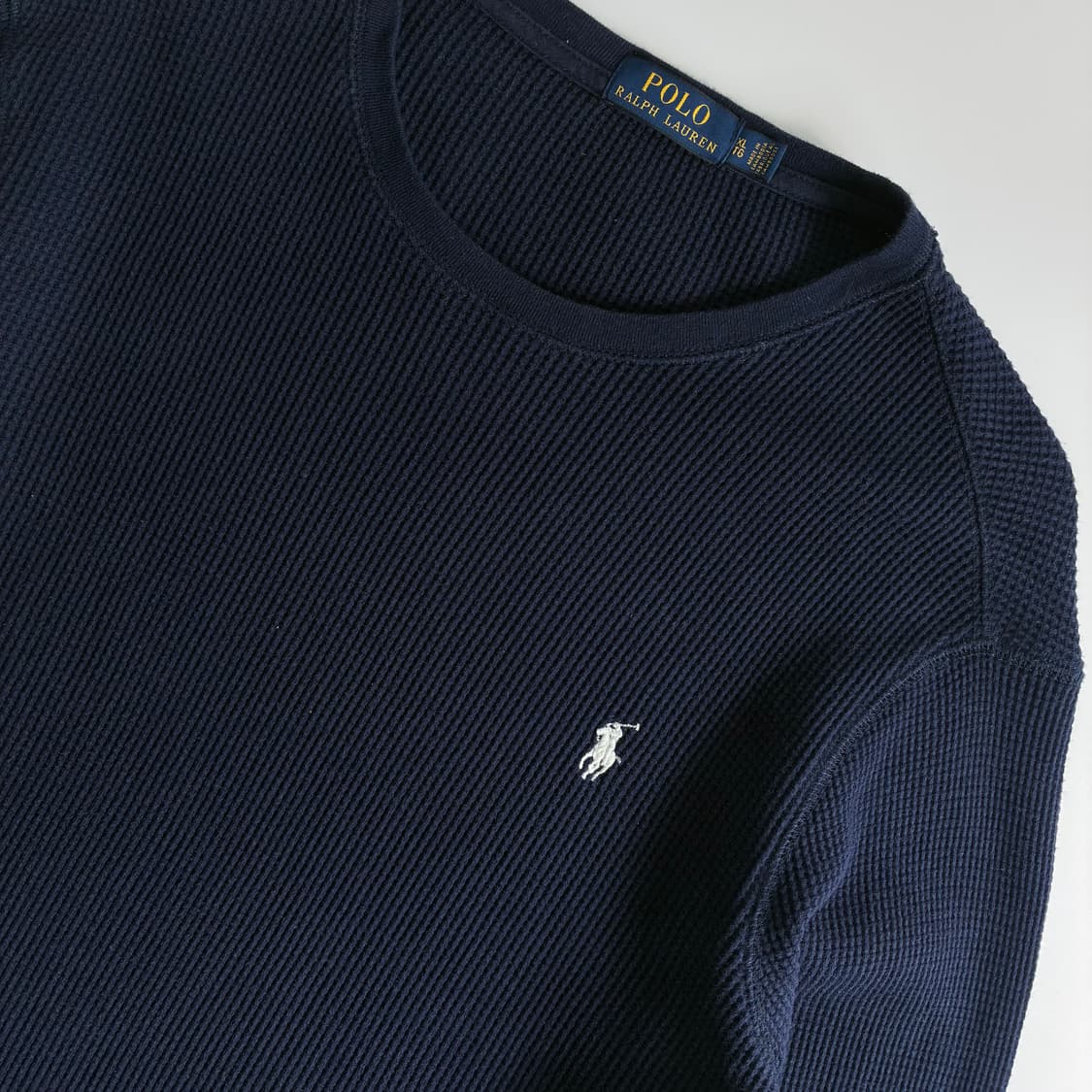 Polo  폴로 랄프로렌 자수 코튼 네이비 와플니트  상품이미지2