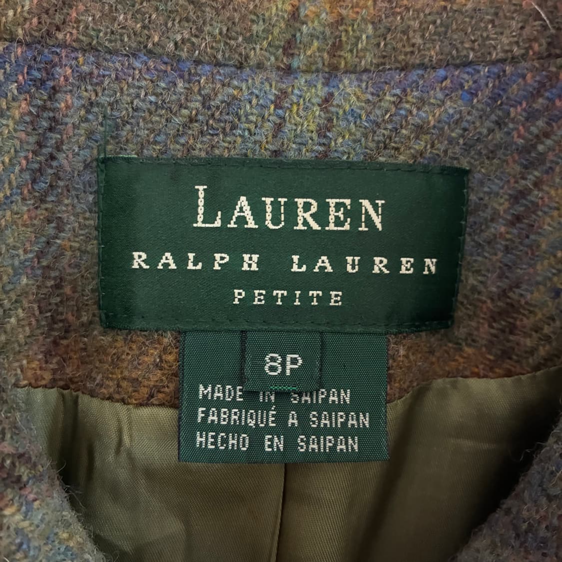 Lauren   로렌 랄프로렌 울 체크 블레이져 자켓 상품이미지4