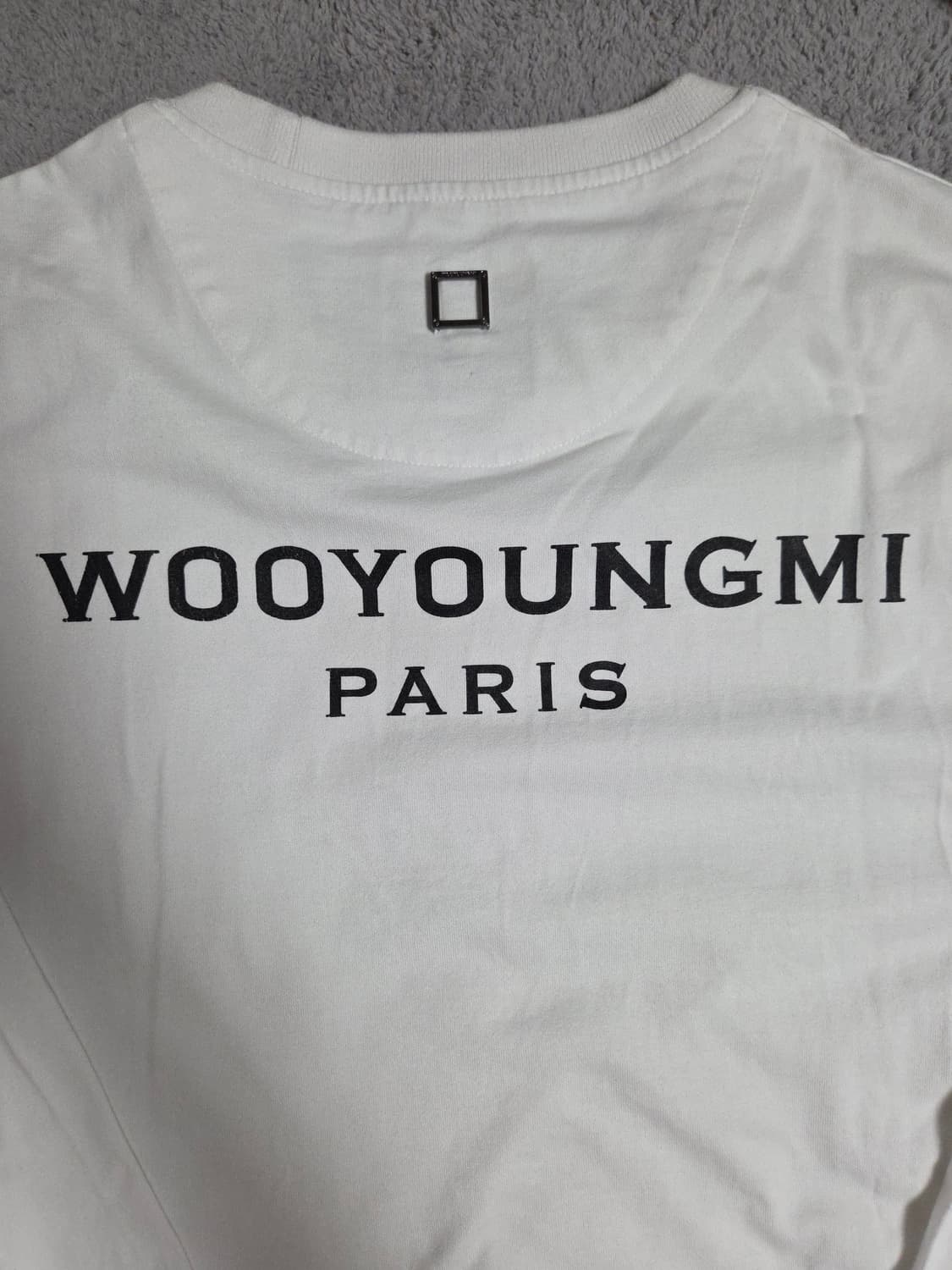 [100] 우영미 백로고 롱슬리브 화이트 신형 상품이미지5