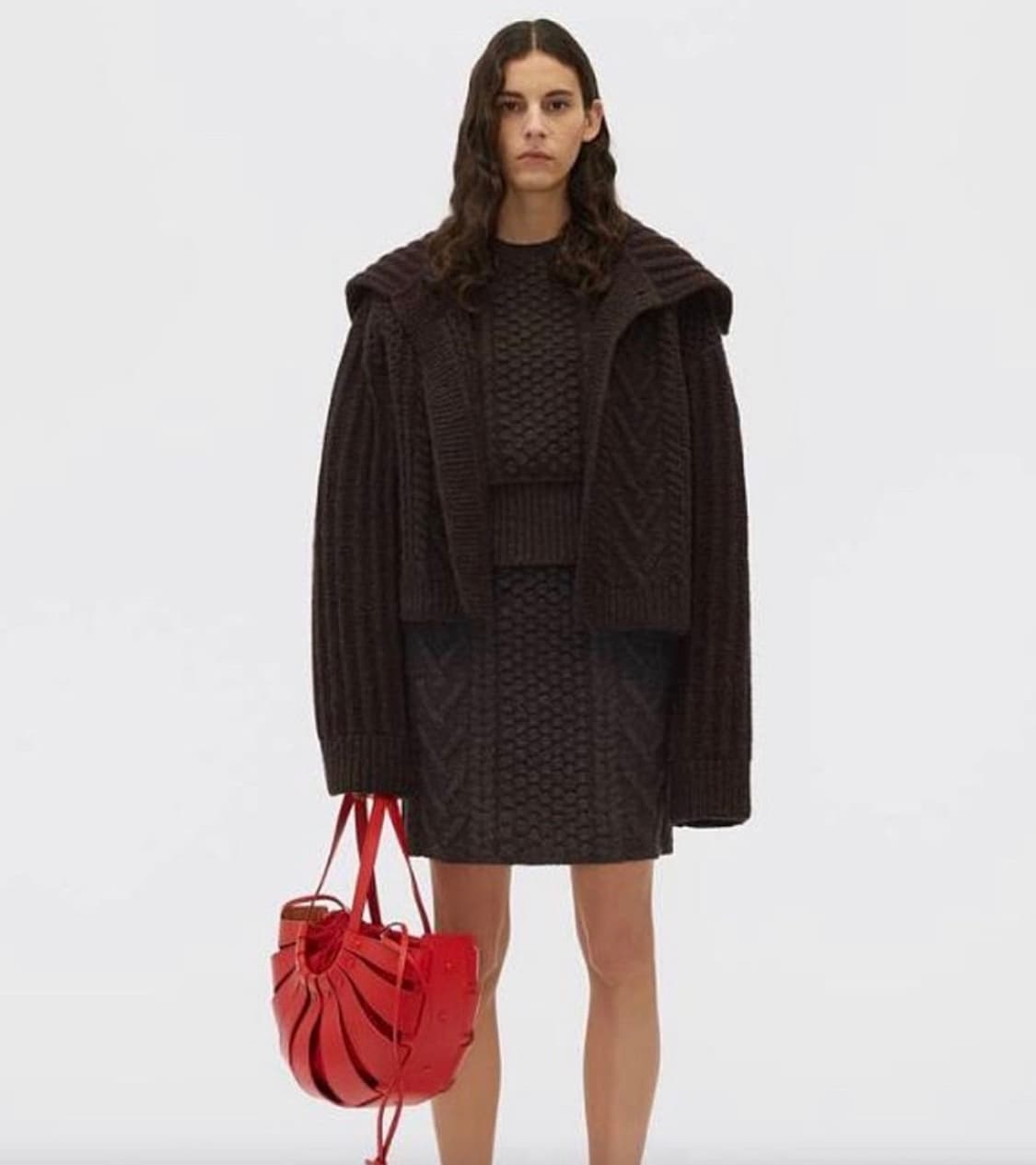 XS 텍ㅇ 새상품 보테가베네타 정가198만 청키 니트 스웨터 가디건 자켓 상품이미지1