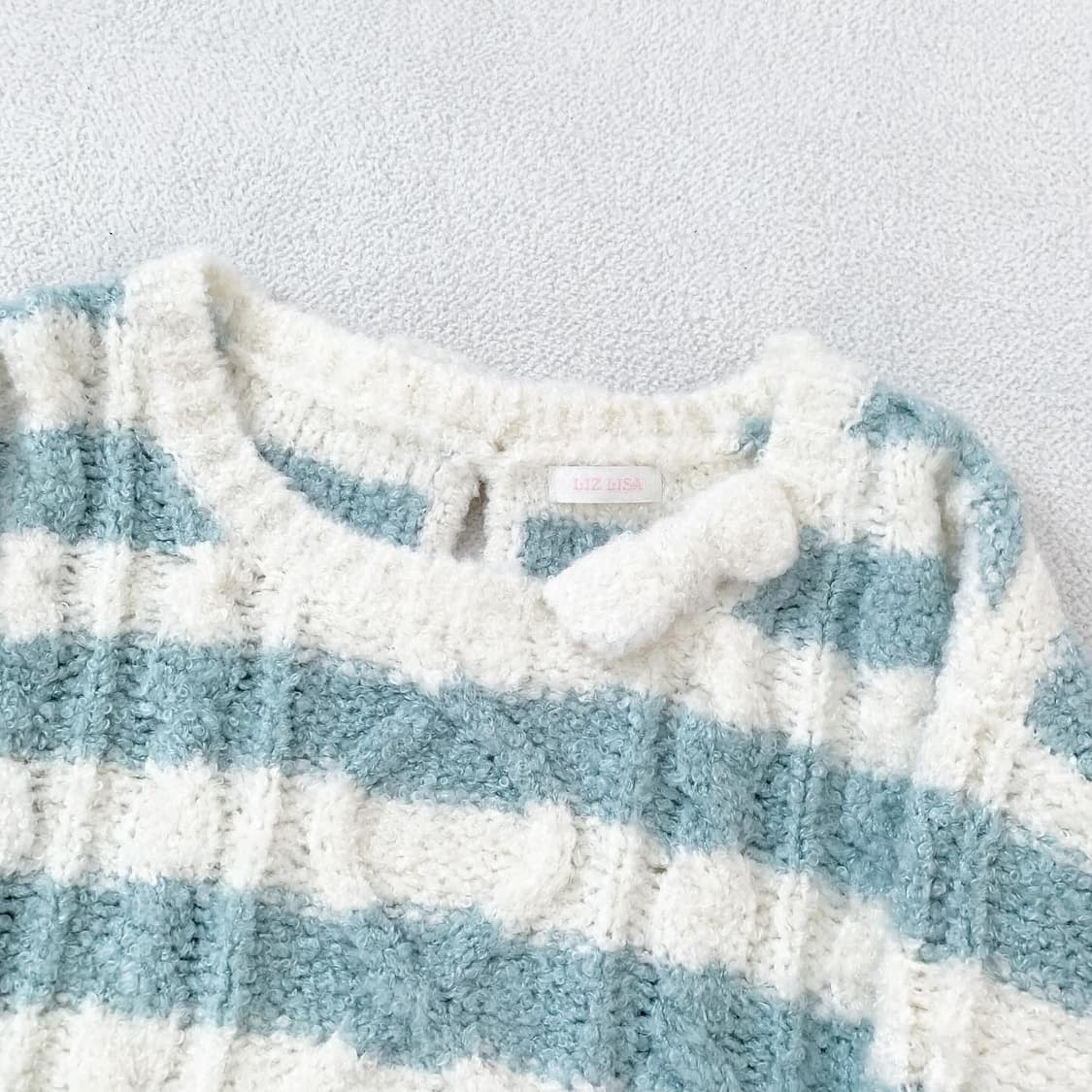 리즈리사 베이비블루 리본 스트라이프nt 상품이미지2