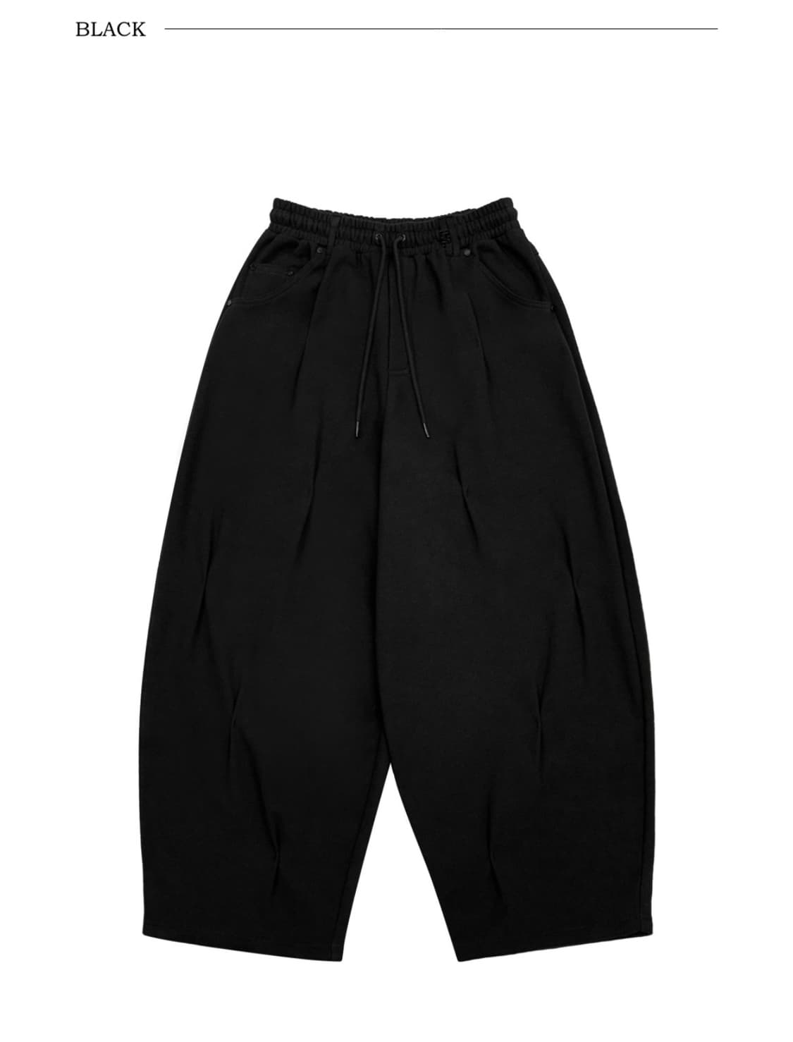 트리밍버드) Bar-Tack Set-up Sweat Pants BK 상품이미지4