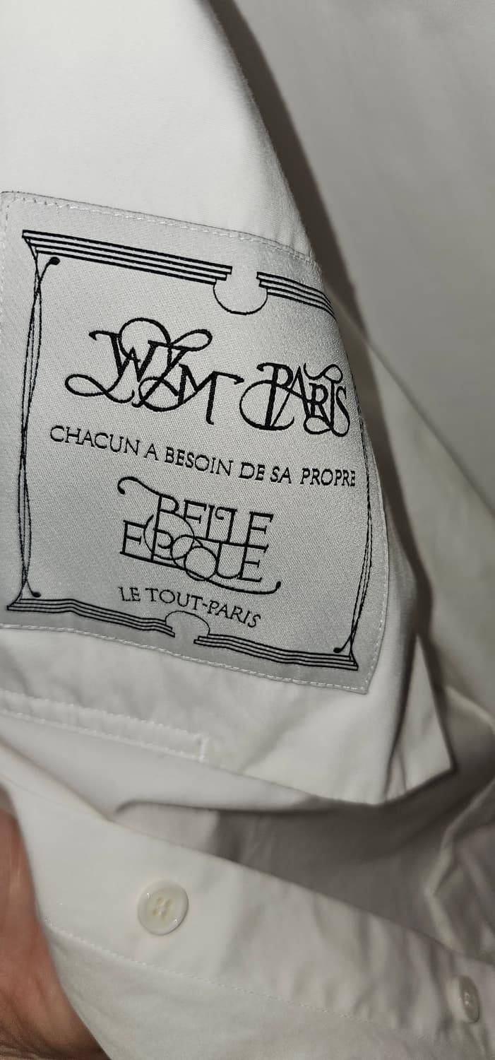 우영미 화이트 셔츠 52사이즈 상품이미지4