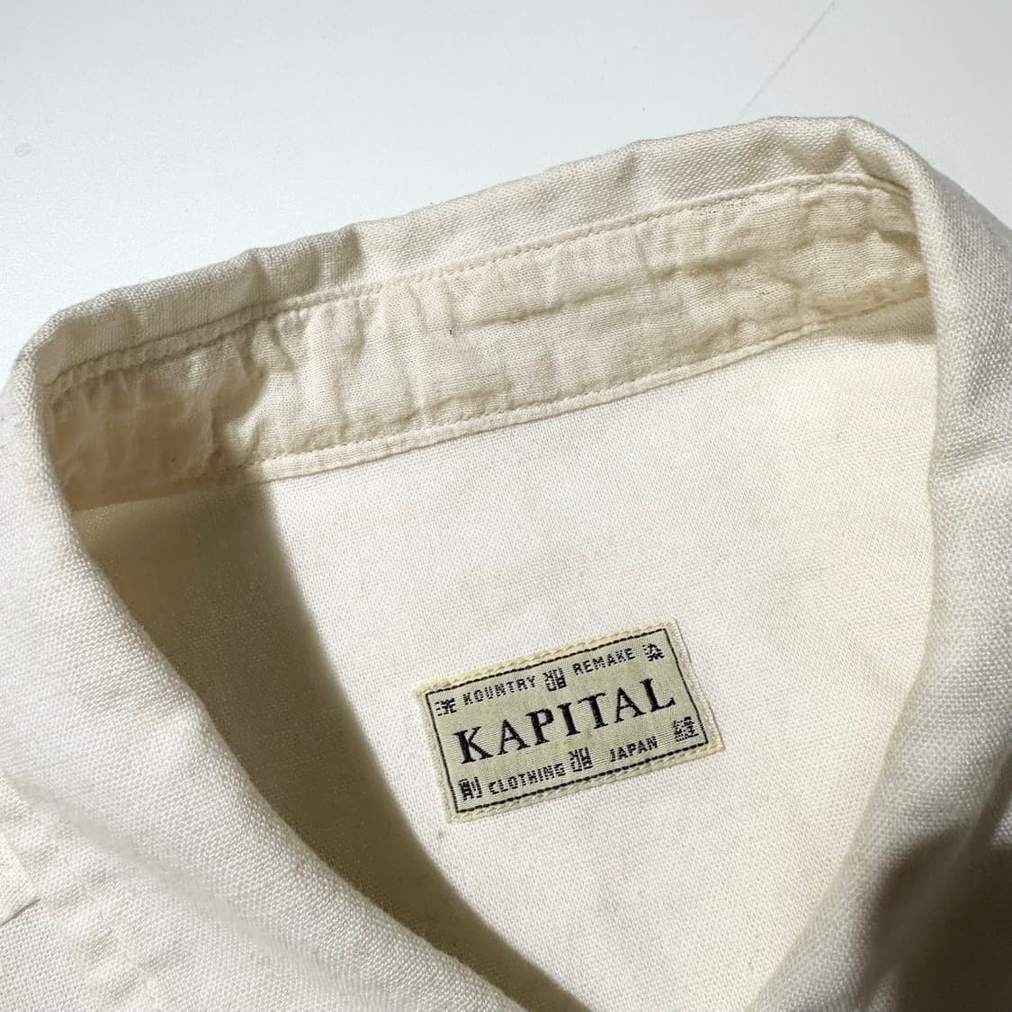 캐피탈 린넨 코튼 Sloppy 셔츠 코트 상품이미지4