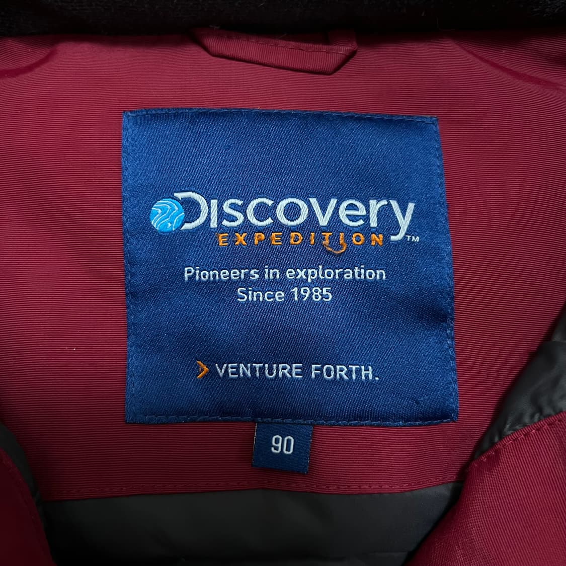 디스커버리 여성 구스다운 후드 사파리 패딩 점퍼 [와인] S/90 상품이미지6