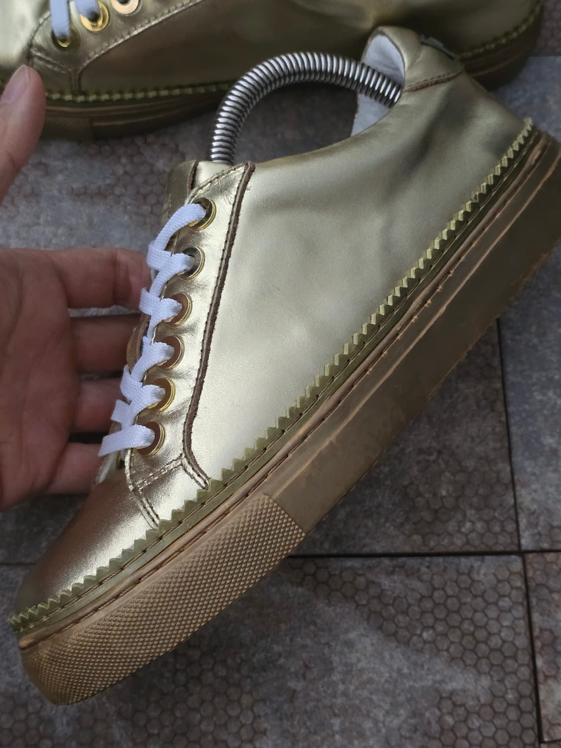 (230)슈콤마보니 메탈릭 골드  상품이미지4