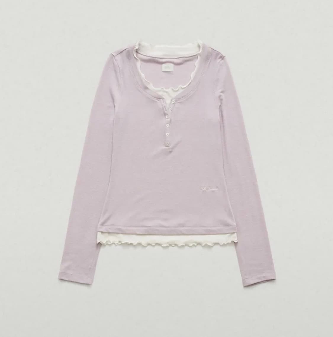 더바넷 슬림레이어드 티셔츠 상품이미지1