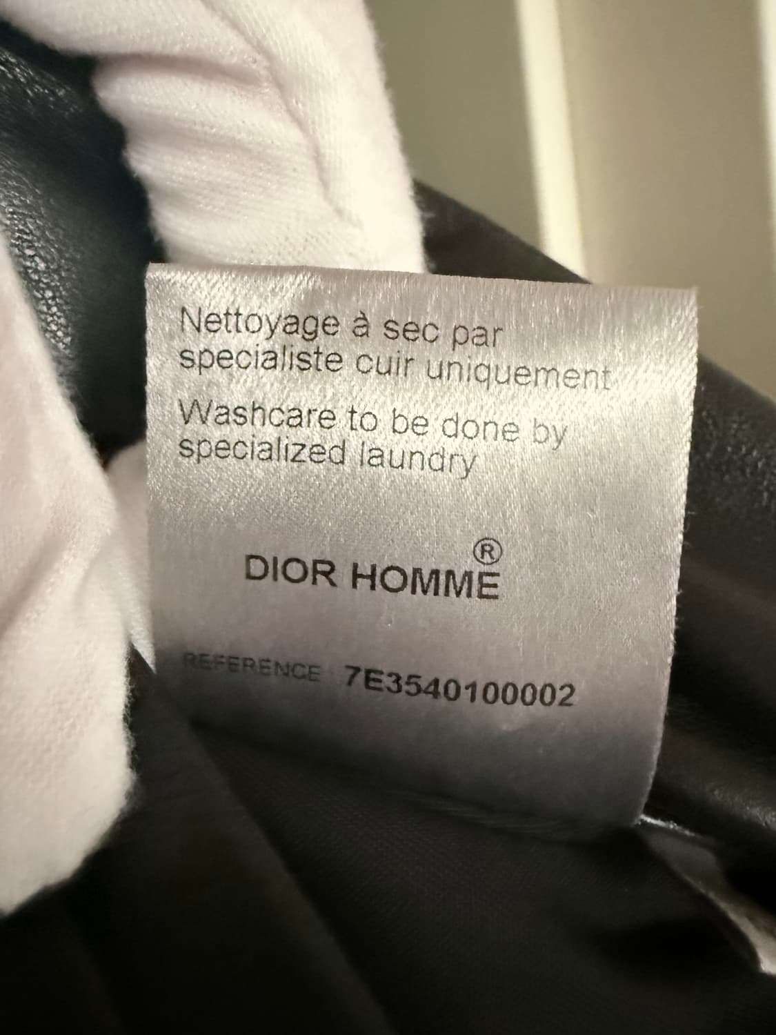 디올 옴므 07ss 4포켓 레더 자켓 상품이미지8