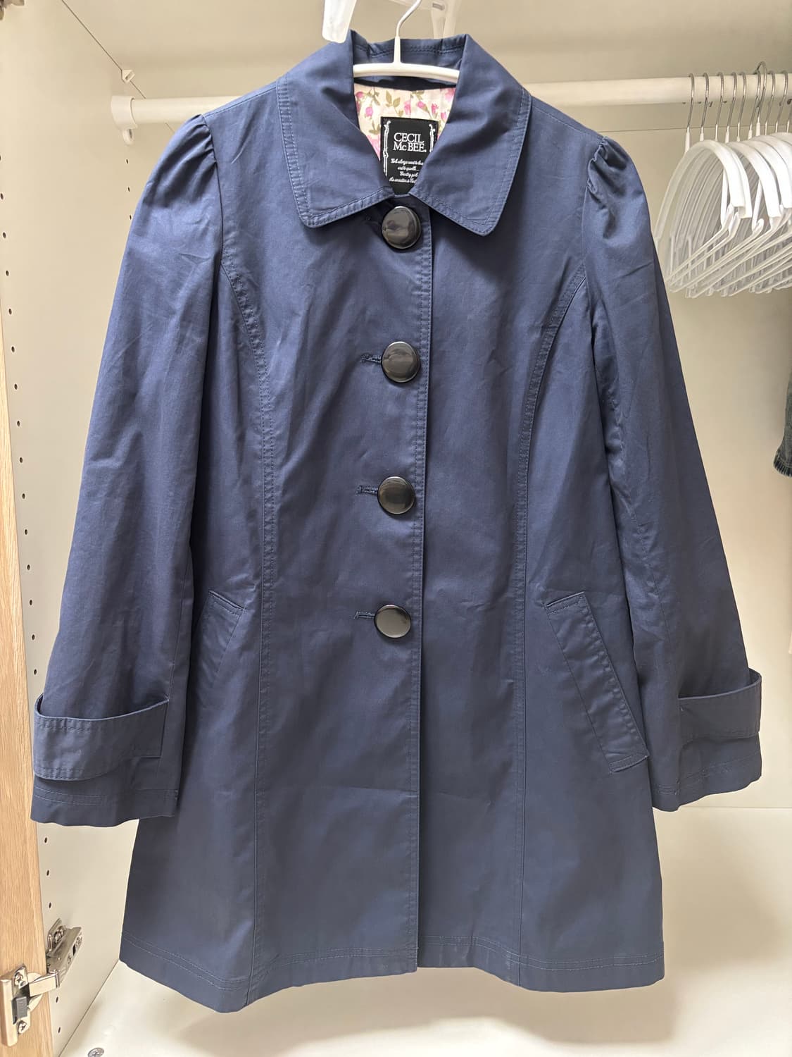 Cecil McBee 세실맥비 네이비 미디 코트 M 자켓 갸루 일브 상품이미지1