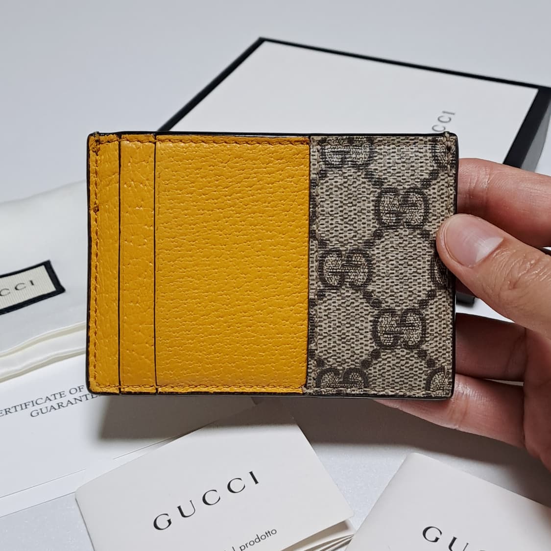 [100%/정품] 구찌 네오 슈프림 카드지갑 풀박스,구찌지갑,구찌카드지갑 상품이미지3