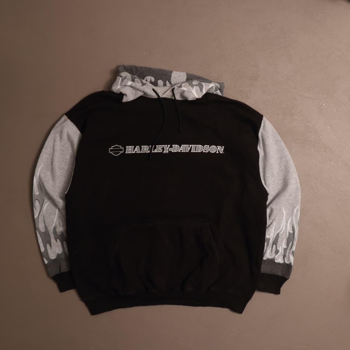 할리데이비슨 플레임 프린팅 후드티 A1750 상품이미지1