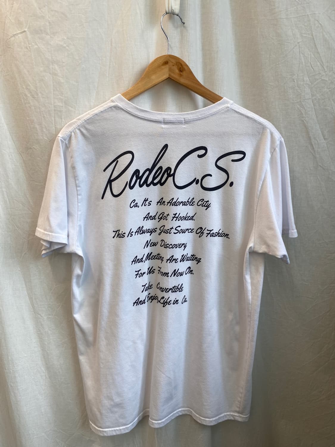 RXWB 브이넥 화이트 반팔티셔츠(XL) 상품이미지7