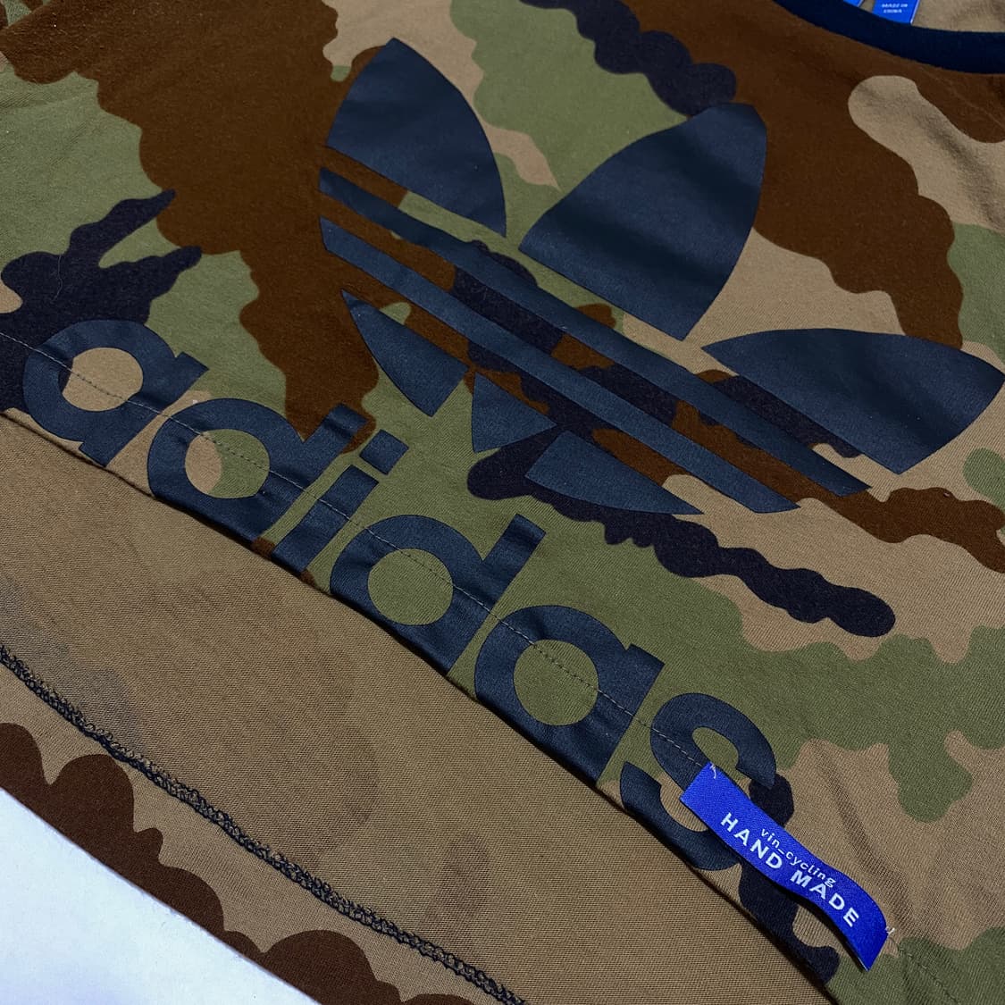 -Adidas Crop & bra top Custom 상품이미지5