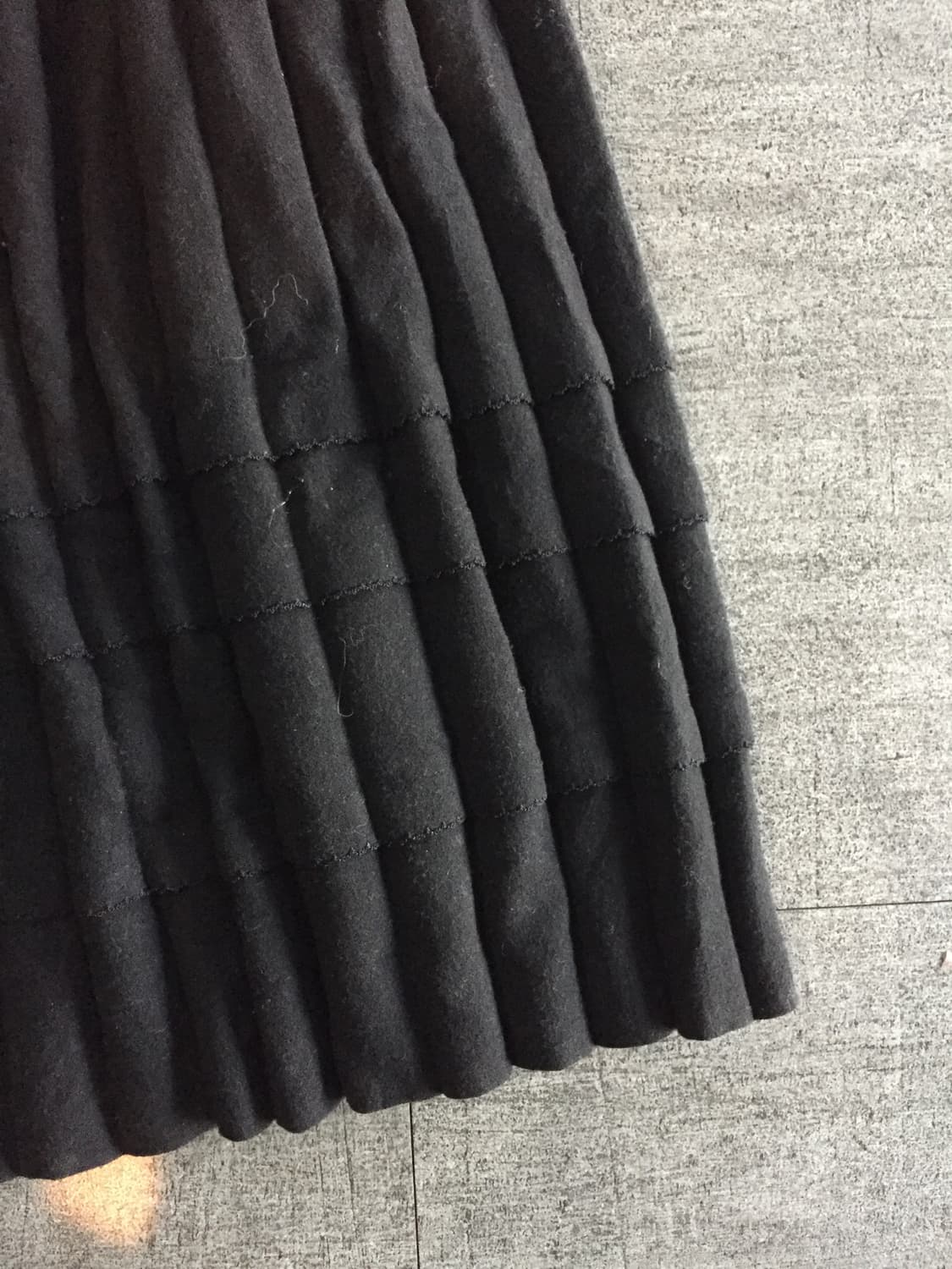 일본빈티지 loveya 하구미모리걸 할메카지 레이어드 캉캉플리츠스커트 상품이미지2