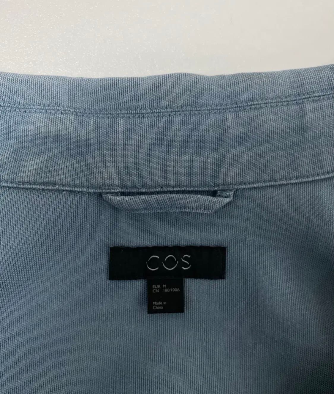 COS 코스 그레이블루 워크남방 M 상품이미지5