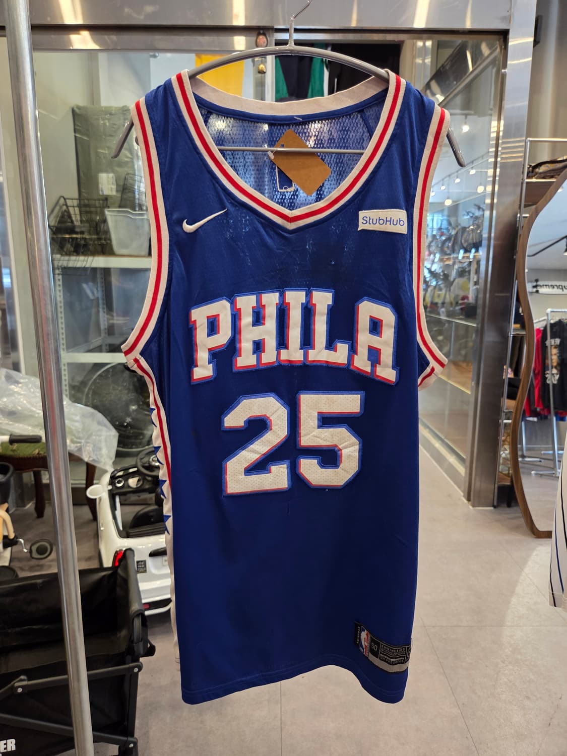 [할인]나이키 필라델피아 76ers 벤 시몬스 스윙맨 저지 상품이미지1