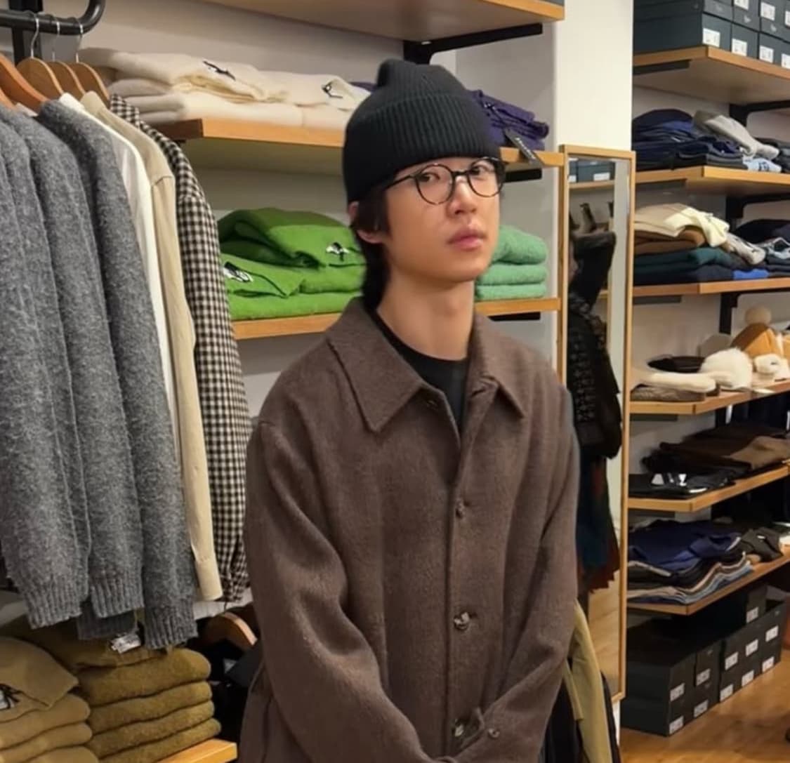 하쿠산 메가네 보스턴 NL 블랙 새상품 상품이미지1