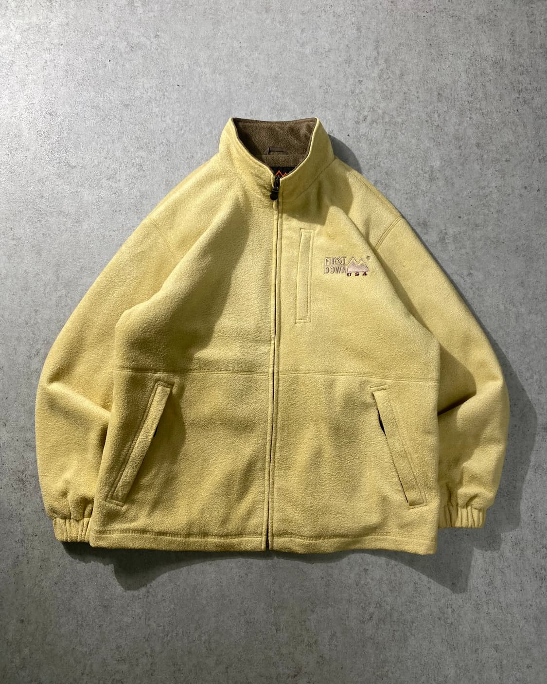 [M] 90s First Down 퍼스트다운 USA 플리스 집업 자켓 상품이미지3