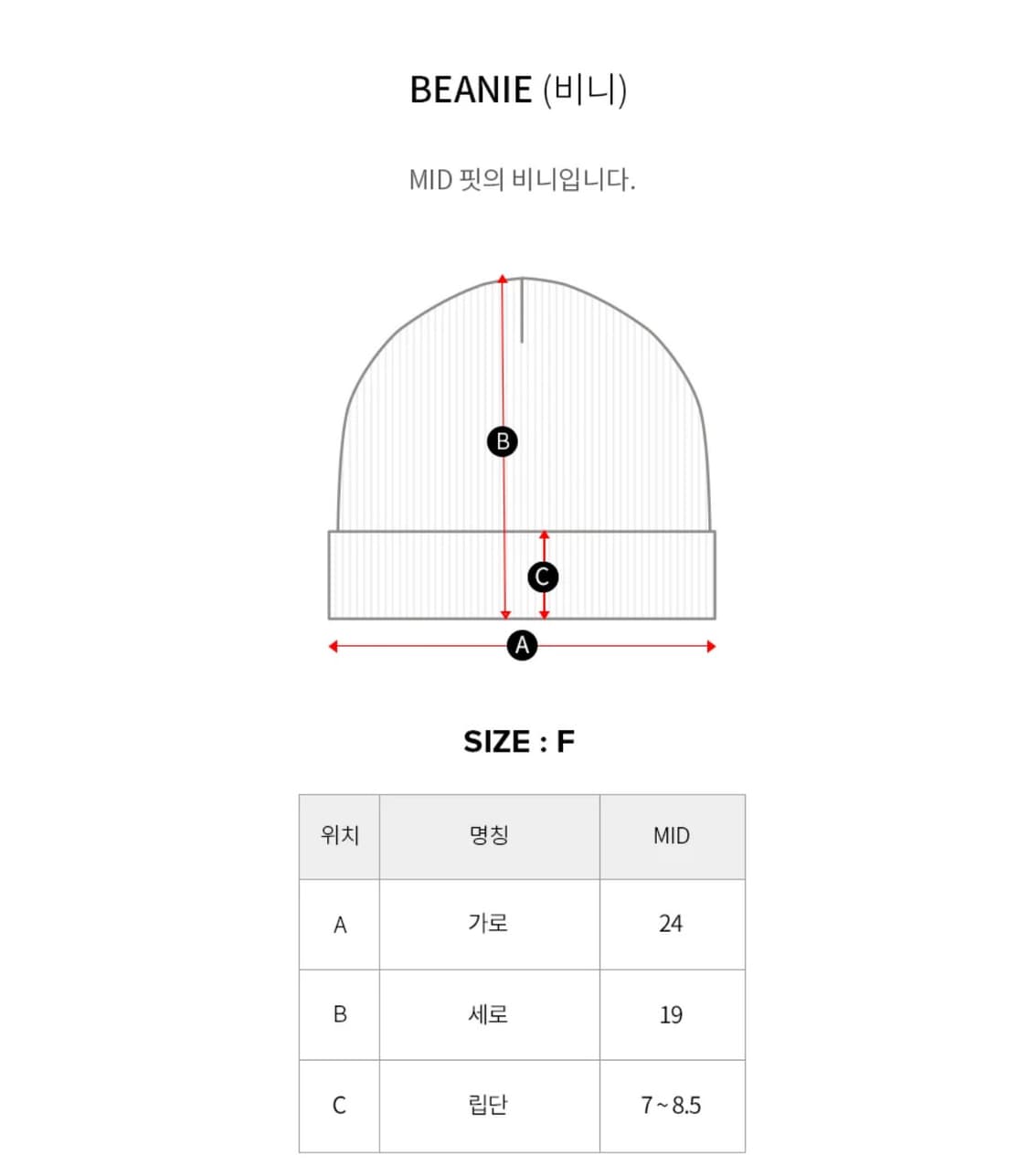 미개봉) MLB 캔디 미니 비니 크림색 상품이미지4