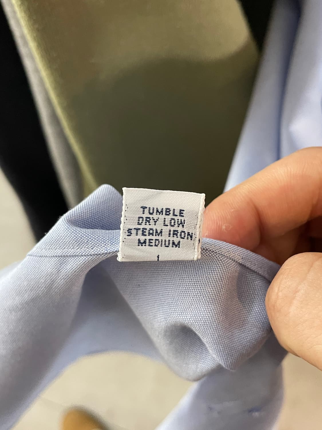 폴로 랄프로렌 옥스포드 하늘색 셔츠 상품이미지4