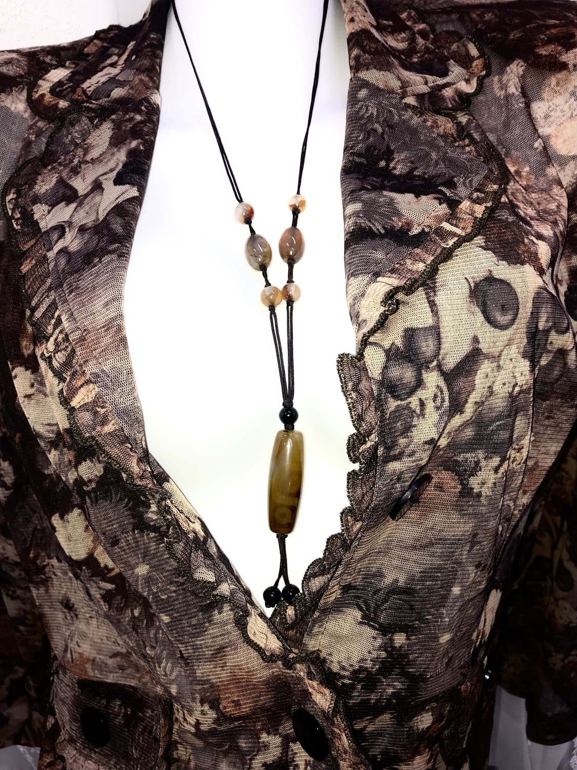 gemstone oriental necklace 상품이미지1