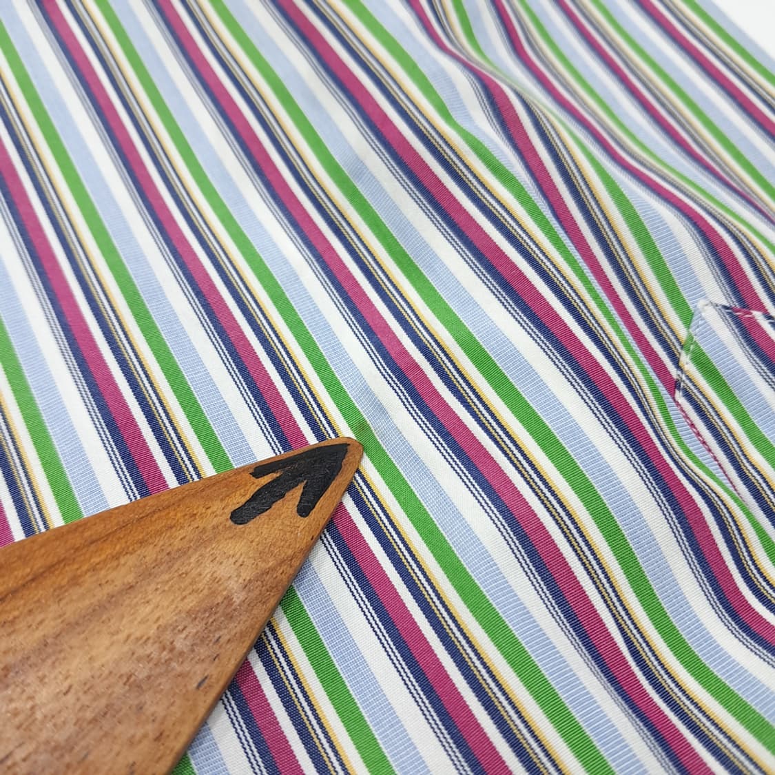 CL951 XL 폴로 00s 올드스쿨 클래식핏 멀티 스트라이프 셔츠 상품이미지6