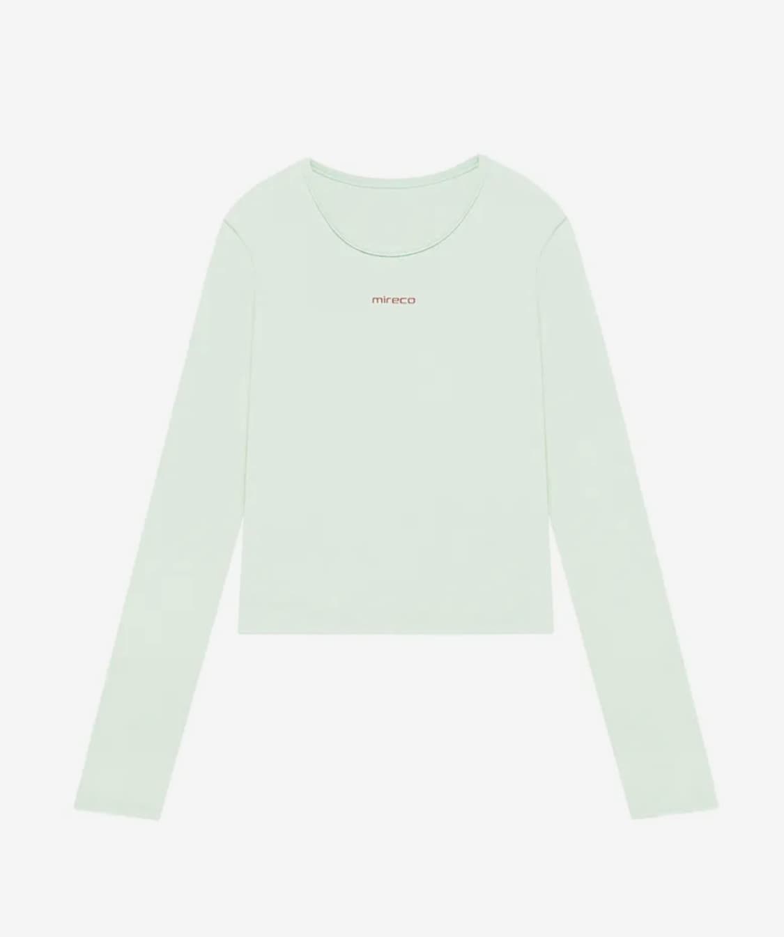 미레코 MINI LOGO T-SHIRT MINT 상품이미지1