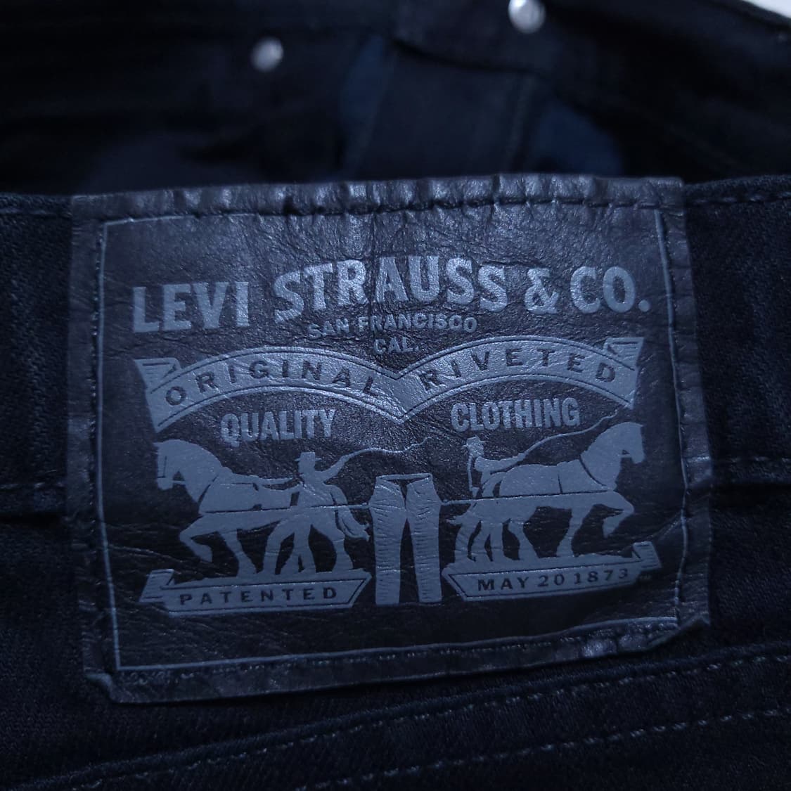 리바이스 남성 블랙진 32인치 0310 뽀샤샤 상품이미지9