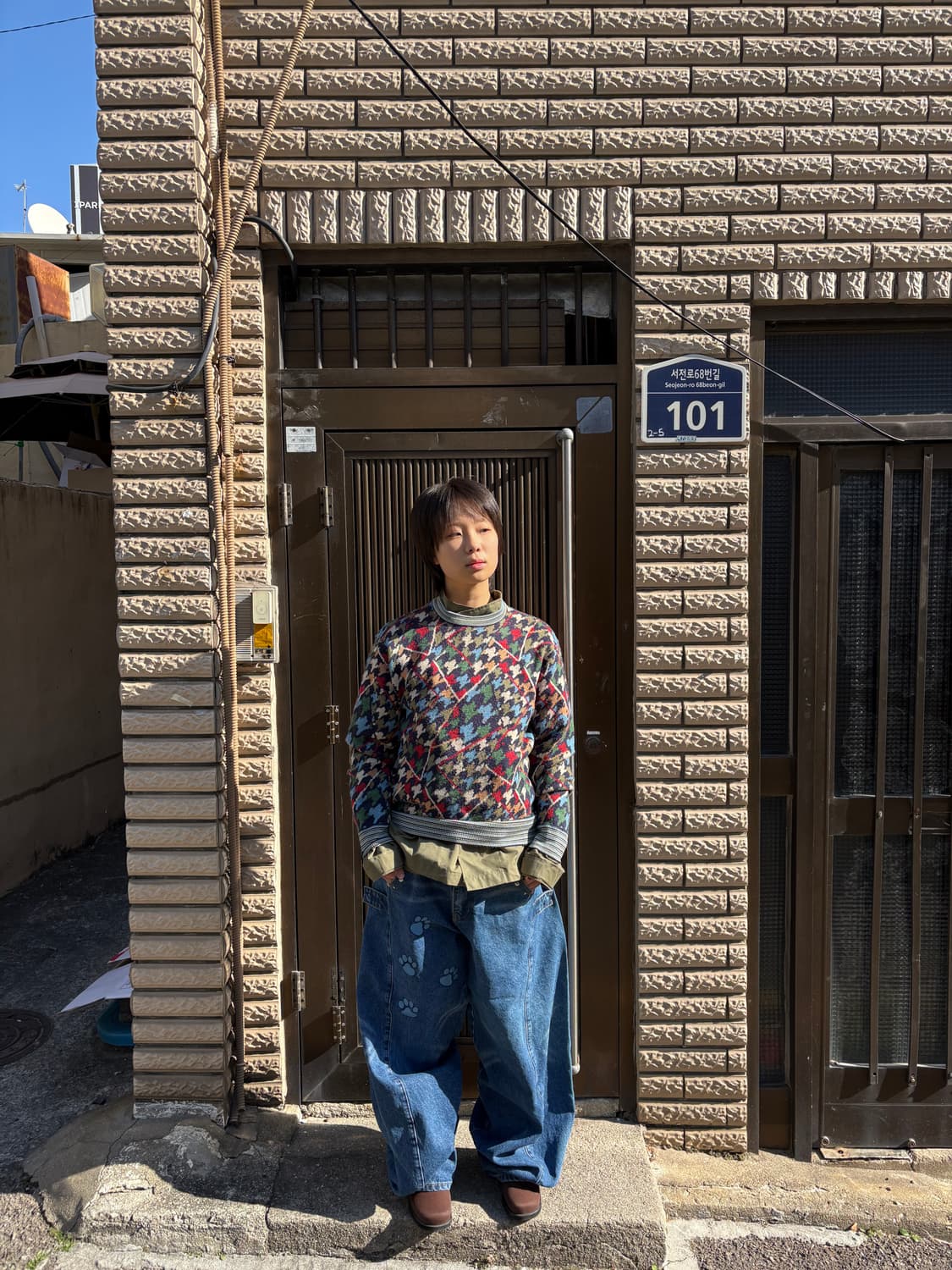 미쏘니 니트 상품이미지3