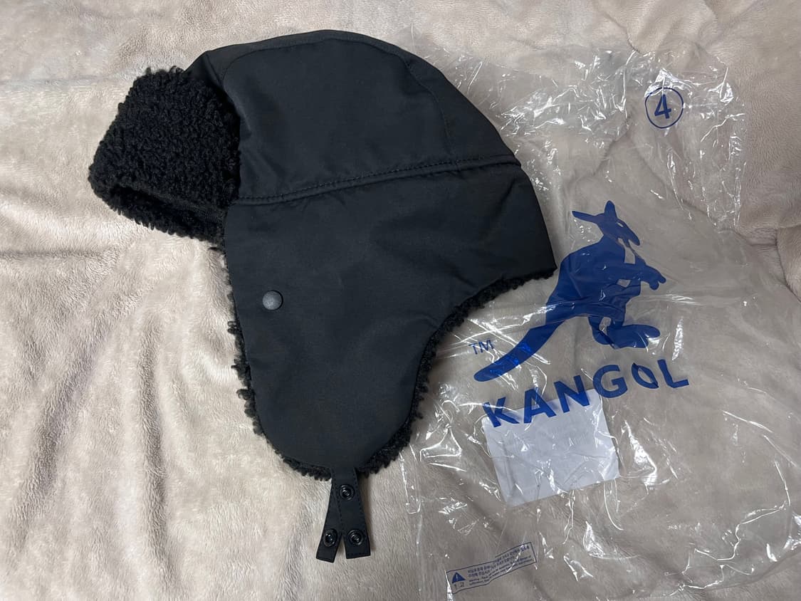 캉골 4491 시어링 트래퍼 햇 블랙 상품이미지4