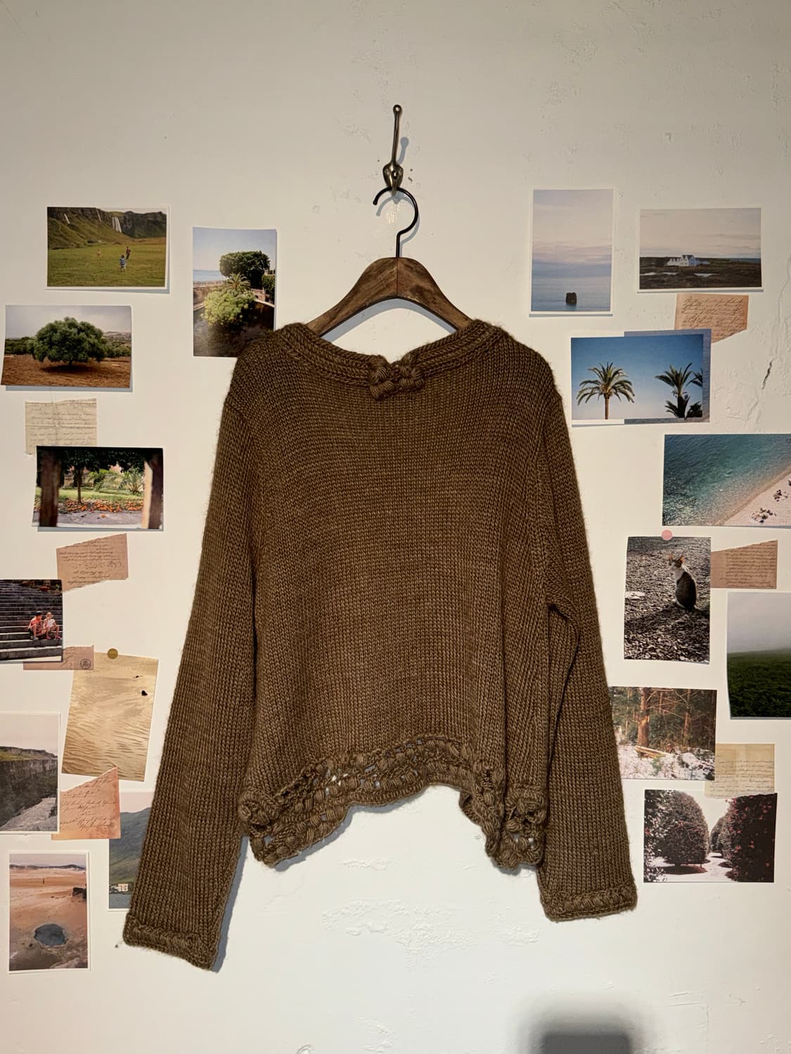 알파카 모헤어 혼방 가디건 상품이미지7