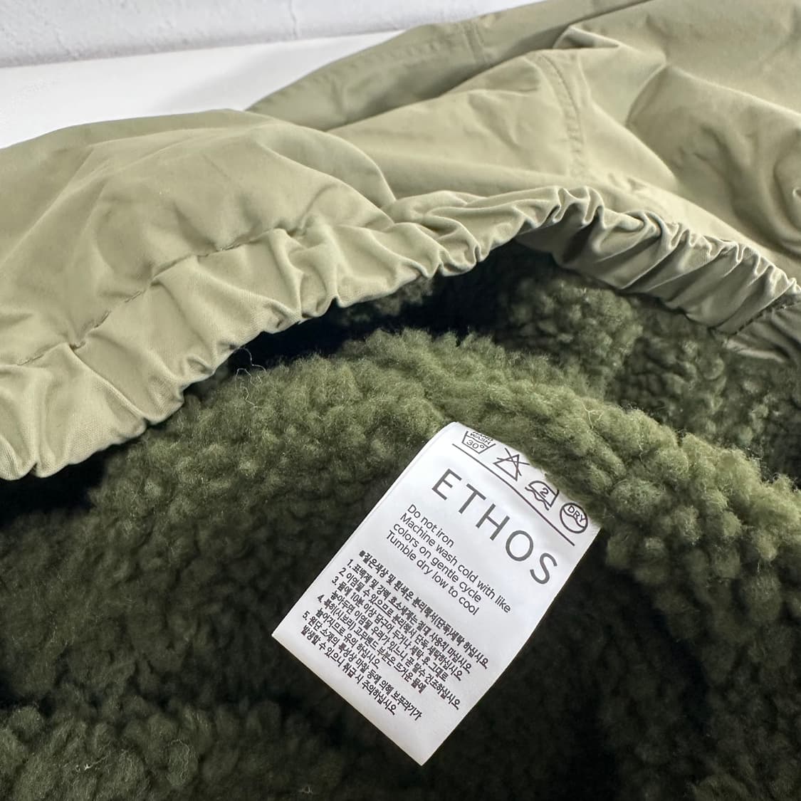 L ETHOS 카키 M65 숏 파카 점퍼 상품이미지7