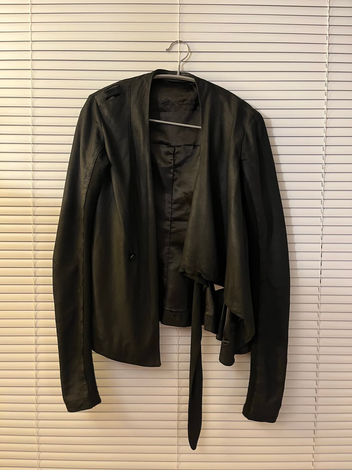 Rick Owen’s Wrap Leather Jacket 상품이미지2