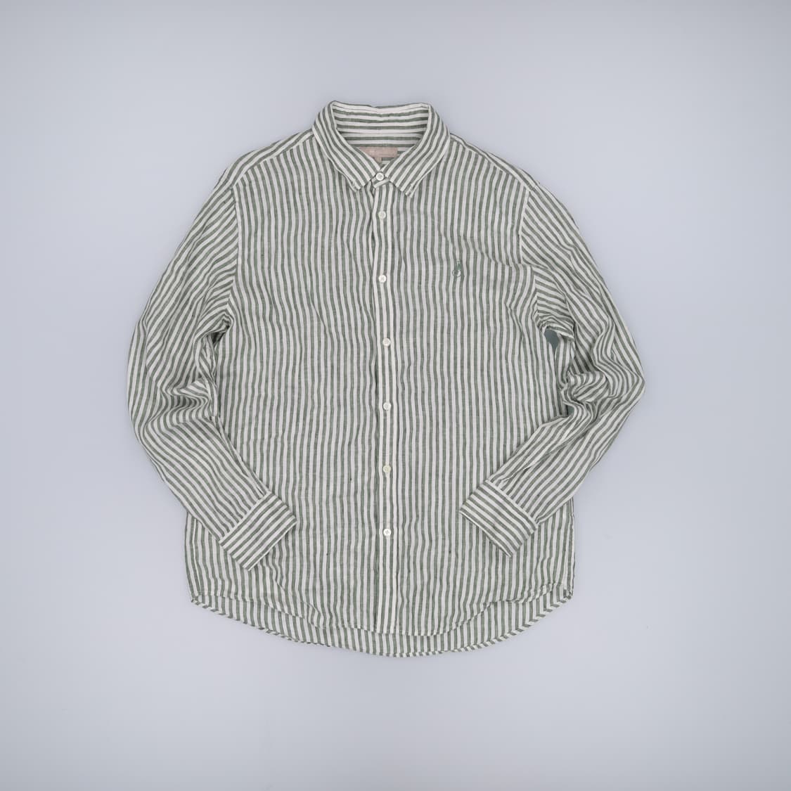 L 빈폴 스트라이프 린넨 셔츠 0420H1 상품이미지1