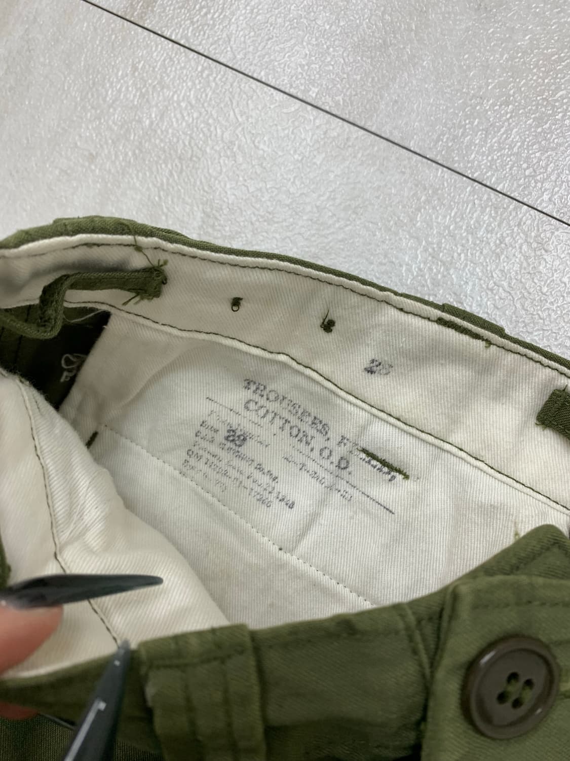 CAB clothing 카키 코튼 팬츠 #192 상품이미지4