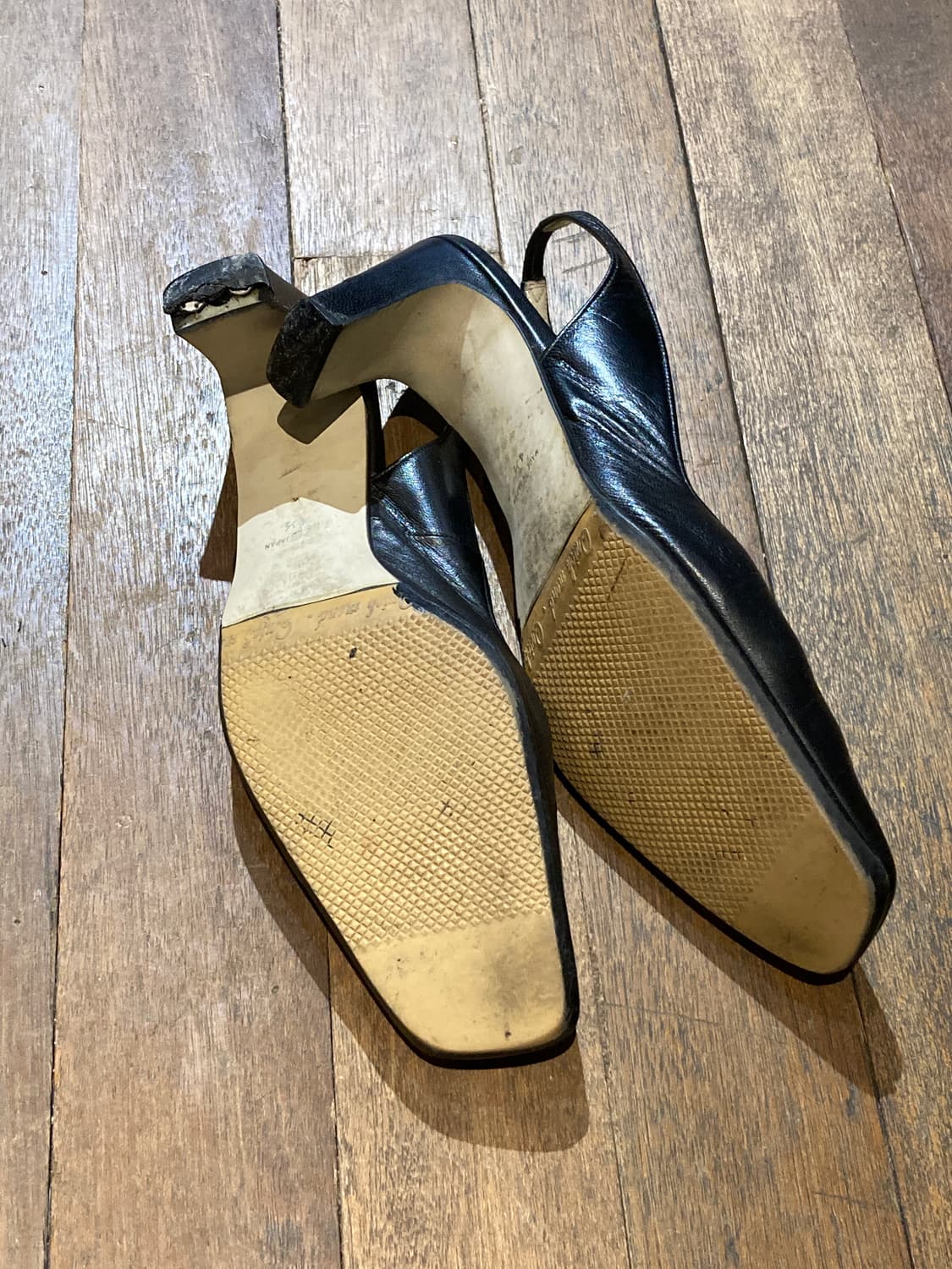 JPN 프렌치 시크 슬링백 구두 90‘s 상품이미지3