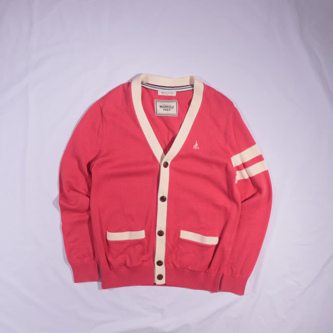 빈폴 자수로고 가디건 B102 상품이미지1