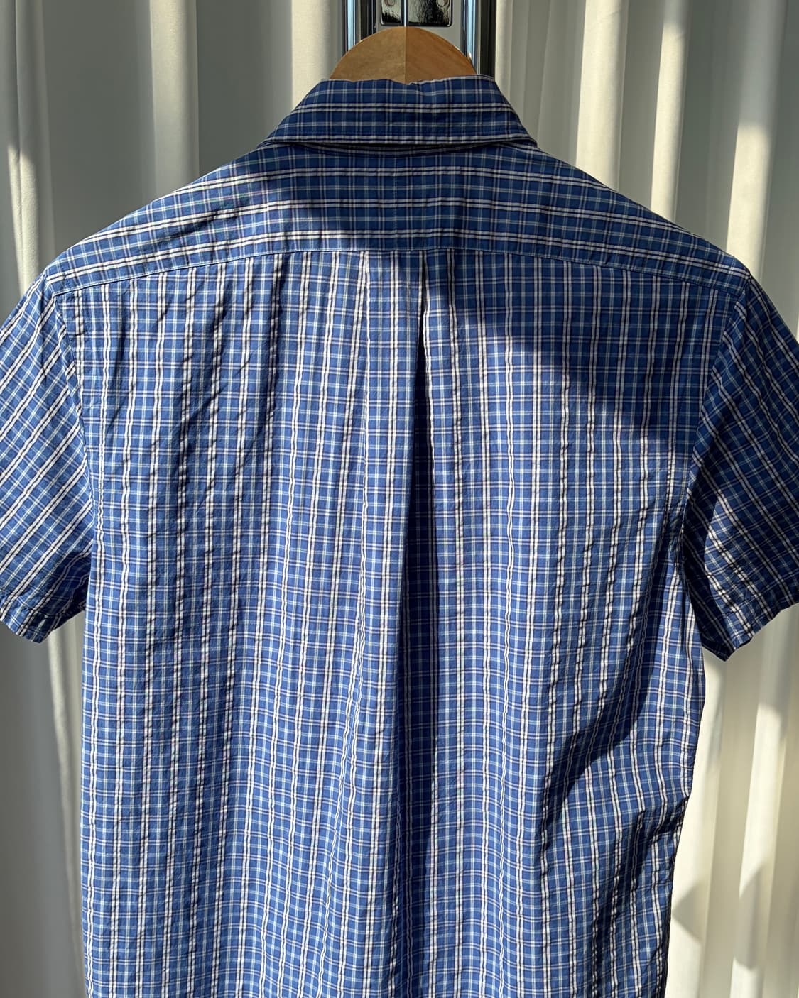 [S]폴로 랄프로렌 시어서커 클래식핏 반팔 셔츠 상품이미지7