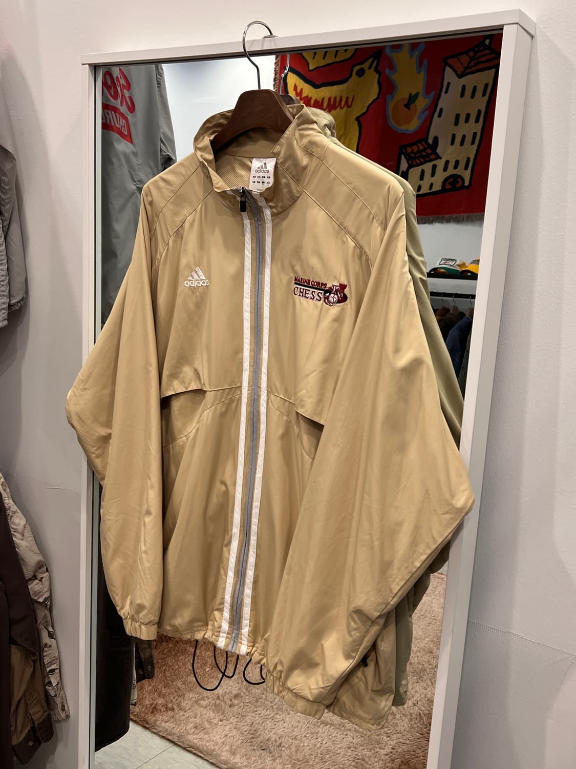00s Adidas 아디다스 미해병대 바람막이 자켓 상품이미지1
